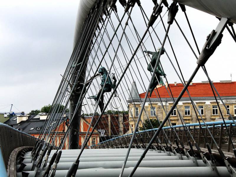 Krakow footbridge