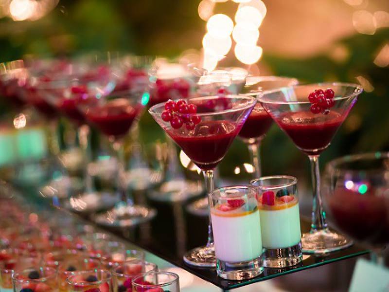 image showing colourful cocktails and shots