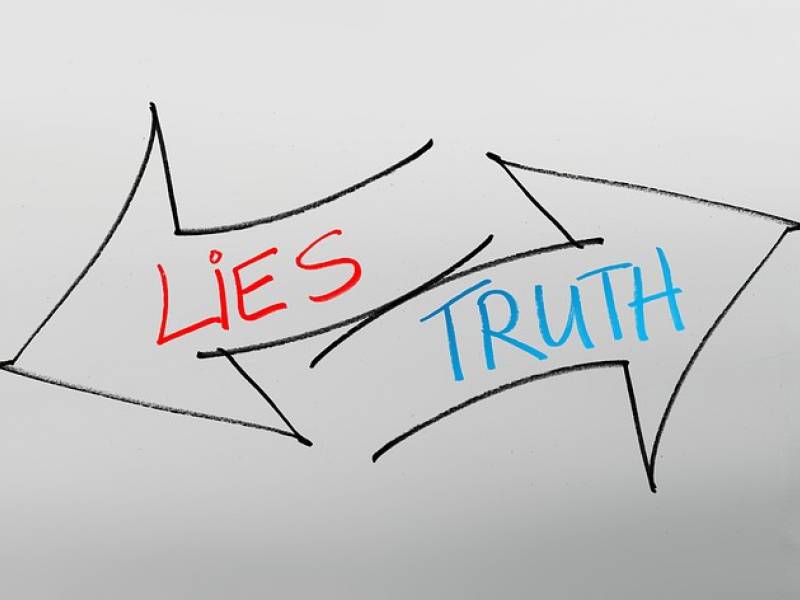 truth or lie sign