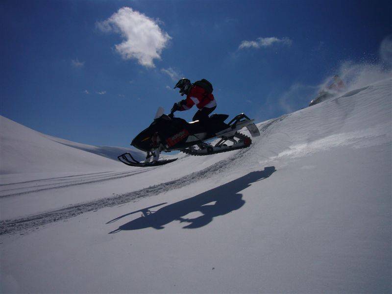 polish mountains snowmobiling