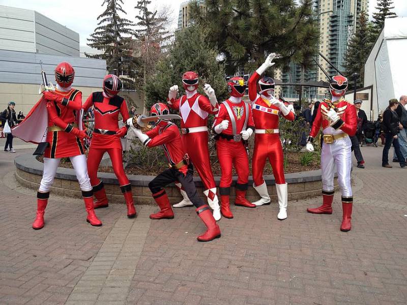 stag group dressed as super heroes