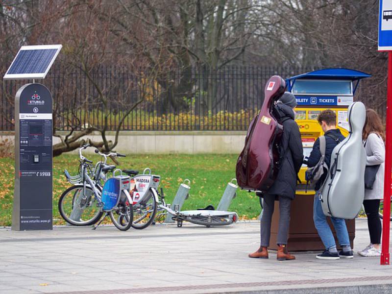 krakow ticket machine